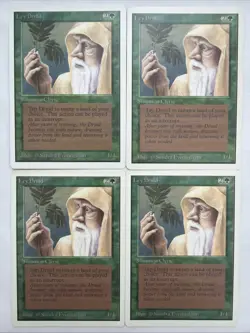 x4 Ley Druid Unlimited Green MAGIC THE GATHERING MTG CARD LP Vintage 19@3 - Image 1