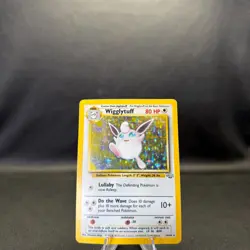 Wigglytuff 16/64 Jungle Rare Pokemon TCG Holo LP/MP Card - Image 1