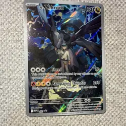 Pokemon TCG N's Zekrom MEP Promo Full Art Holo 031 Dragon Basic 2026 Card - Image 1