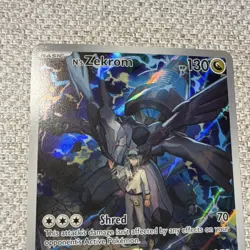 Pokemon TCG N's Zekrom MEP Promo Full Art Holo 031 Dragon Basic 2026 Card - Image 2
