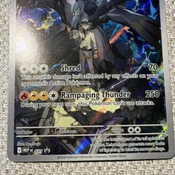 Pokemon TCG N's Zekrom MEP Promo Full Art Holo 031 Dragon Basic 2026 Card - Image 3