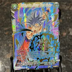 Ultimate Form Son Goku Alt Art GOLD STAMP Foil Dragon Ball Super Card Game | NM - Image 1