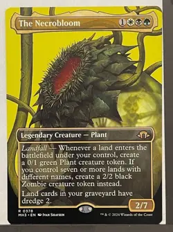 The Necrobloom Borderless - Modern Horizons 3 MTG Magic the Gathering - Image 1