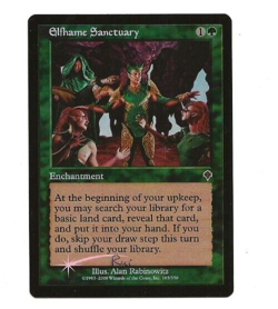 Elfhame Sanctuary *Foil* Invasion Ultra Rare Excellent Condition MTG - Image 1
