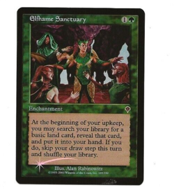 Elfhame Sanctuary *Foil* Invasion Ultra Rare Excellent Condition MTG - Image 3