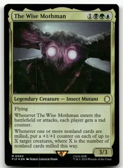 The Wise Mothman #4 (Foil) (NM) Fallout PIP Magic MTG - Image 1