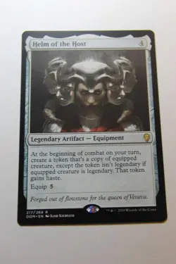 MTG Helm of the Host x1- -Dominaria-Lightly Played - Image 1