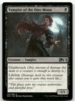 Vampire of the Dire Moon #120 (NM) Core Set 2020 M20 Magic MTG - Image 1