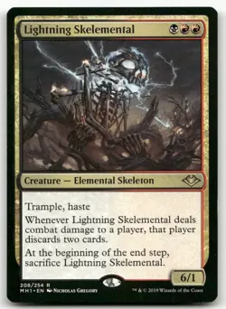 Lightning Skelemental #208 (NM) Modern Horizons MH1 Magic MTG - Image 1