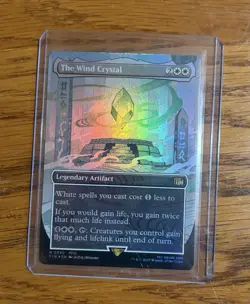 MTG The Wind Crystal (Borderless) Final Fantasy Foil - Image 1
