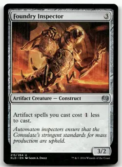 Foundry Inspector #215 (NM) Kaladesh KLD Magic MTG - Image 1