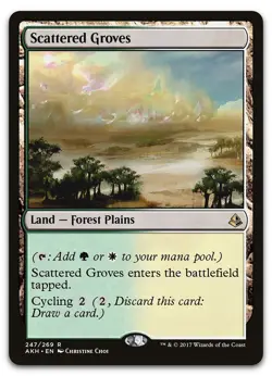 Scattered Groves #247 (NM) Amonkhet AKH Magic MTG - Image 1