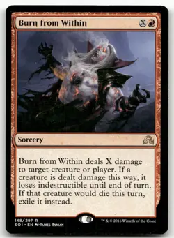 Burn from Within #148 (LP) Shadows over Innistrad SOI Magic MTG - Image 1