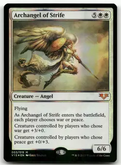 Archangel of Strife #3 (Foil) (NM) From the Vault: Angels V15 Magic MTG - Image 1