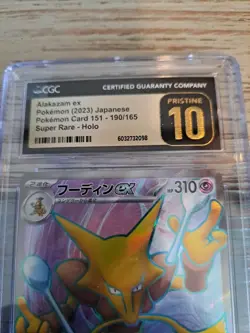Pokemon TCG Alakazam ex 326/190 Japanese Shiny Treasure CGC 10 Pristine - Image 4