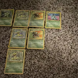 Pokemon TCG Jungle Wizards Venomoth Victreebel Pinsir Lot 15 Cards - Image 2