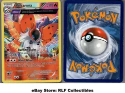 2015 Pokemon, XY Ancient Origins, #18/98 Volcarona, Reverse Holo Rare - Image 1