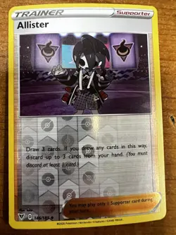 Pokemon - ALLISTER - 146/185 - Reverse Holo - Vivid Voltage - NM/M - Image 1