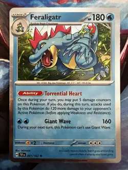 🔰Pokemon TCG - Feraligatr - 041/162 - Holo - Rare - Temporal Forces - NM🔰 - Image 1