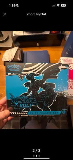 Pokemon Black Bolt and White Flare ETB Elite Trainer Box Sealed Set Of 2 - Image 1