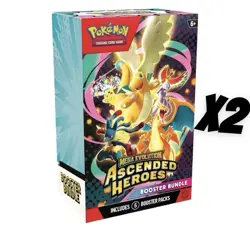 2x PRESALE Pokemon Mega Evolution Ascended Heroes Booster Bundle - Image 1