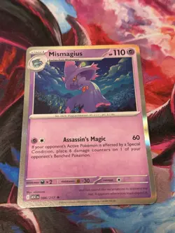 Mismagius 086/217 Holo Rare Ascended Heroes Pokemon TCG Pack Fresh Near Mint NM - Image 1