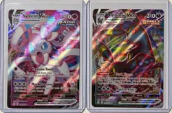 Sylveon VMAX (075/203) & Umbreon VMAX (095/203) Pokemon Evolving Skies [UR] Lot - Image 1