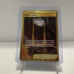 Magma Basin Pokemon Brilliant Stars 185/172 Secret Ultra Rare Full Art SWSH NM - Image 1
