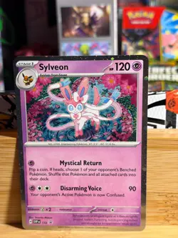 SYLVEON (COSMOS HOLO) 172 Scarlet & Violet Promo P Holo Pokemon TCG NM - Image 1