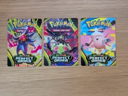 Pokemon Mega Starmie, Zygarde, Clefable Perfect Order Prerelease Trainer Tip Art - Image 1