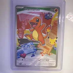 Pokemon First Partner Charmander Pokemon MEP Flame Basic 038 Promo - Image 1