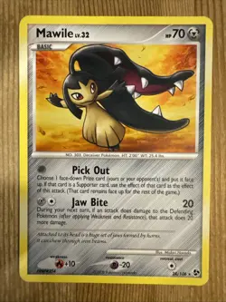 Pokemon TCG - Mawile LV.32 24/106 - Rare - Great Encounters - DMG - Image 1