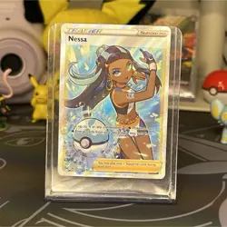 Pokemon Nessa TG27/TG30 Lost Origin Trainer Gallery Ultra Rare Holo - Image 1