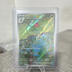 Pokemon Ivysaur 167/165 Sv: Scarlet & Violet 151 Illustration Rare Holo 100 HP - Image 1