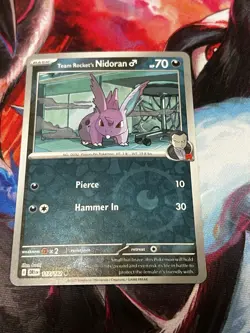 Team Rocket's Nidoran M 117/182 Reverse Holo - SV10: Destined Rivals Pokemon TCG - Image 1