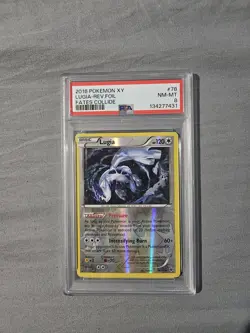 LUGIA FATES COLLIDE POKEMON XY FATES COLLIDE 2016 78 PSA 8 - Image 1