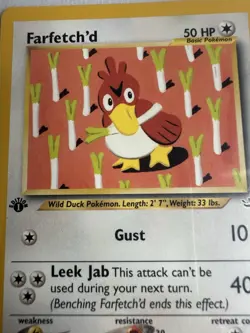 Farfetch’d 1st Edition 43/64 Neo Revelation WOTC Vintage Pokemon - Image 2