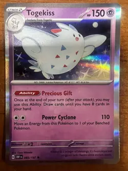 Togekiss 085/197 - 2023 Pokemon TCG - Obsidian Flames Holo Rare NM/M - Image 1