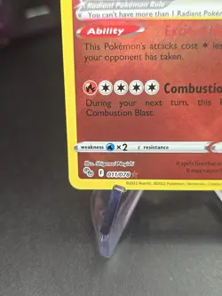 Pokemon TCG - Radiant Charizard 011/078 Pokemon Go - Ultra Rare Holo - NM - Image 5
