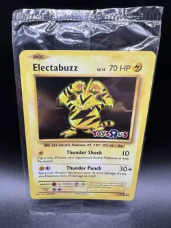 Pokemon Toys R Us Promo Sealed 2016 Pokemon XY Evolutions 41/108 NM electabuzz - Image 2