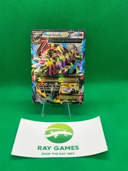 Pokemon TCG Primal Groudon EX 151/160 Primal Clash Full Art Holo Ultra Rare HP - Image 1