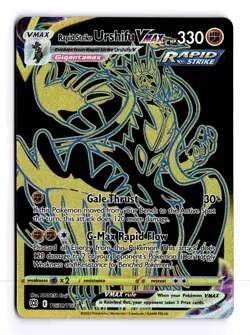 Rapid Strike Urshifu VMAX TG30/TG30 Brilliant Stars TG Holo UR Pokemon LP+ - Image 1