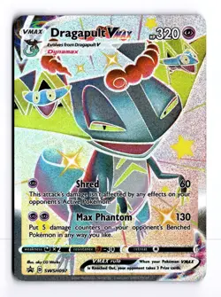 Dragapult VMAX SWSH097 Sword & Shield Promo Holo Pokemon Light Play+ - Image 1