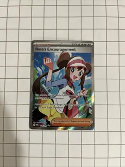 Pokemon TCG Perfect Order Rosa's Encouragement Full Art 114/088 - NM/M - Image 1