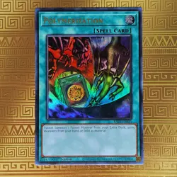 Polymerization - RA03-EN051 Ultra Rare Holo NM (Alt Art) Yu-Gi-Oh TCG - Image 1