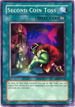 1x (P) Second Coin Toss - DB2-EN192 - Common - Unlimited Edition YuGiOh - Image 1