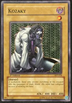 Yugioh Kozaky 1st Edition Common AST-058 LP - Image 1