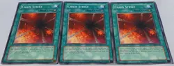 Yugioh 3x Chain Strike CDIP-EN043 Common 1st Edition Near Mint Playset Burn - Image 5