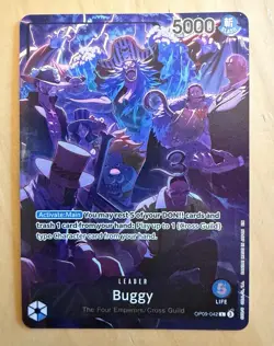 One Piece TCG Buggy OP09-042 Leader English Version, 2nd Anniversary Set - Image 1
