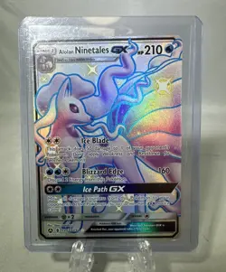 Pokemon Hidden Fates Shiny Vault Alolan Ninetales GX SV53/SV94 Holo Clean LP🔥 - Image 1